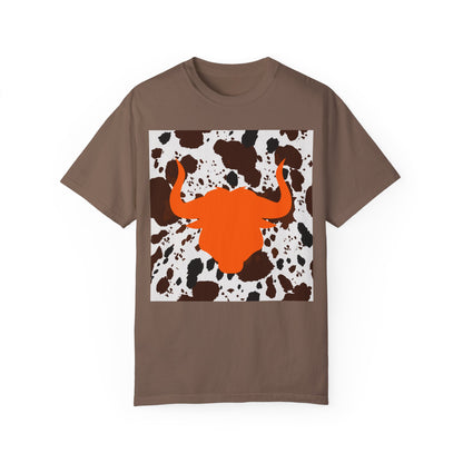 Cow 3 Unisex Garment-Dyed T-shirt