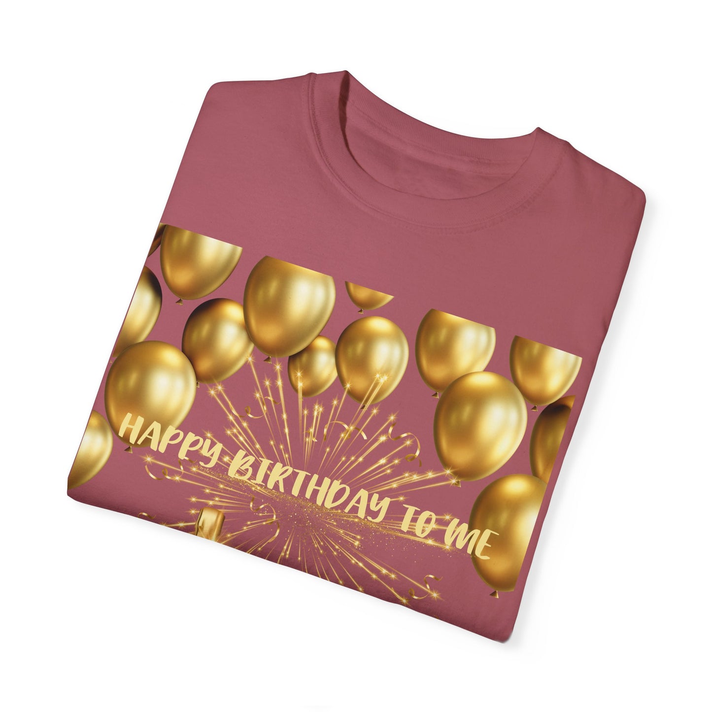 Happy Birthday 100 Unisex Garment-Dyed T-shirt