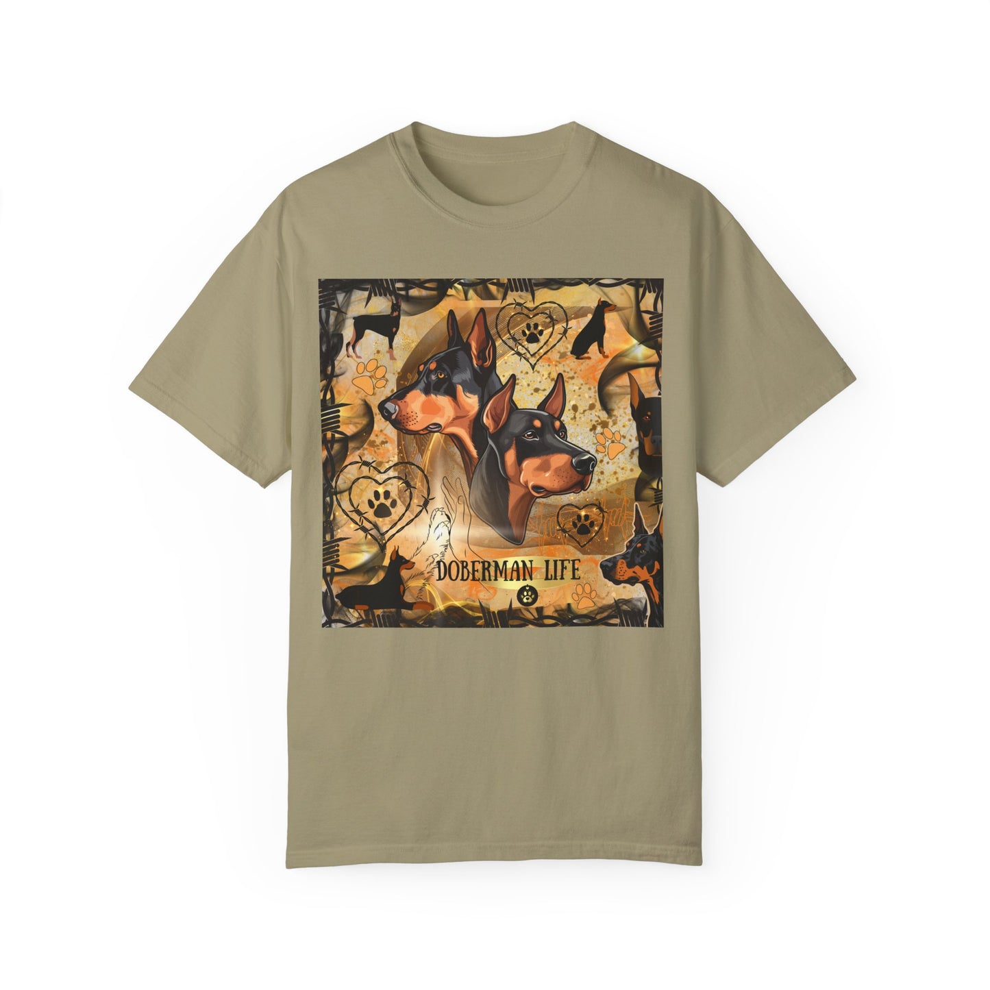 Doberman Life Unisex Garment-Dyed T-shirt