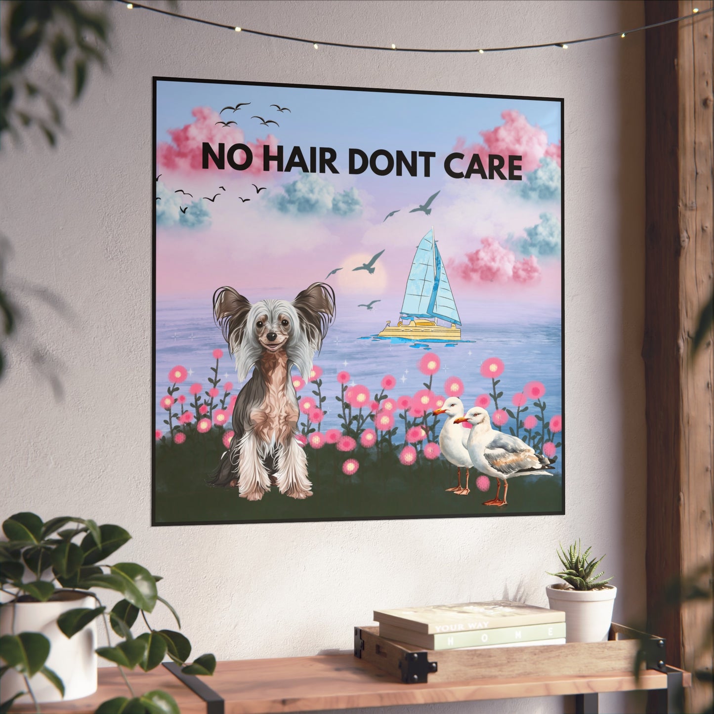 No Hair Don't Care Fine Art Posters