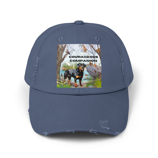 Courageous Companion Unisex Distressed Cap