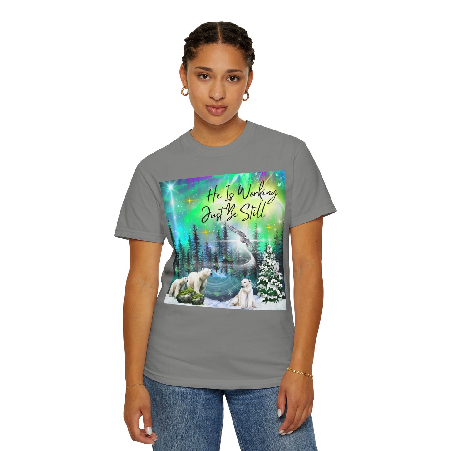 Just Be Still Unisex Garment-Dyed T-shirt