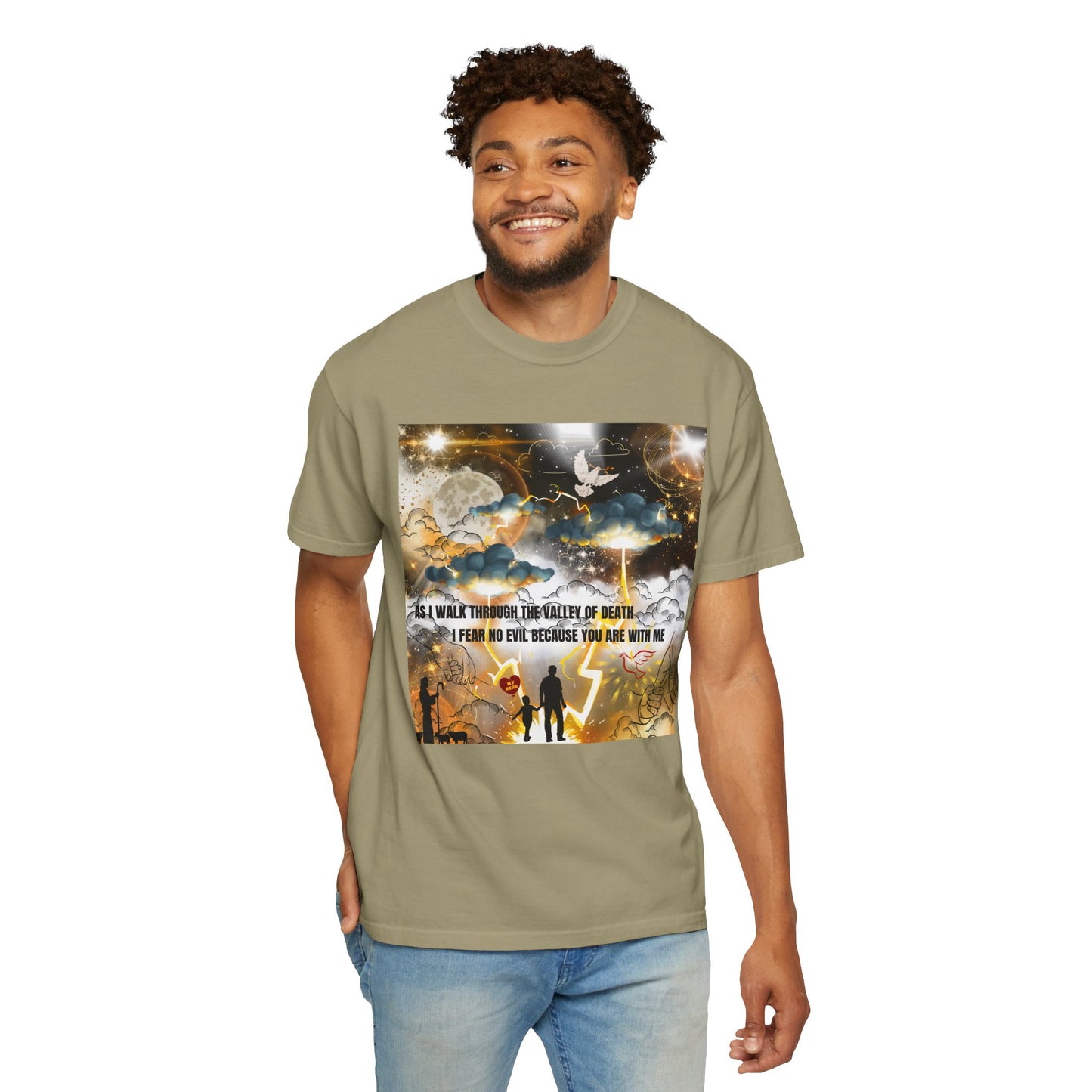 I Fear No Evil Unisex Garment-Dyed T-shirt