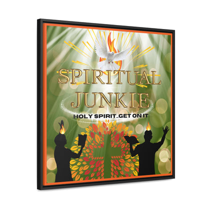 Spiritual Junkie Gallery Canvas Wraps, Square Frame