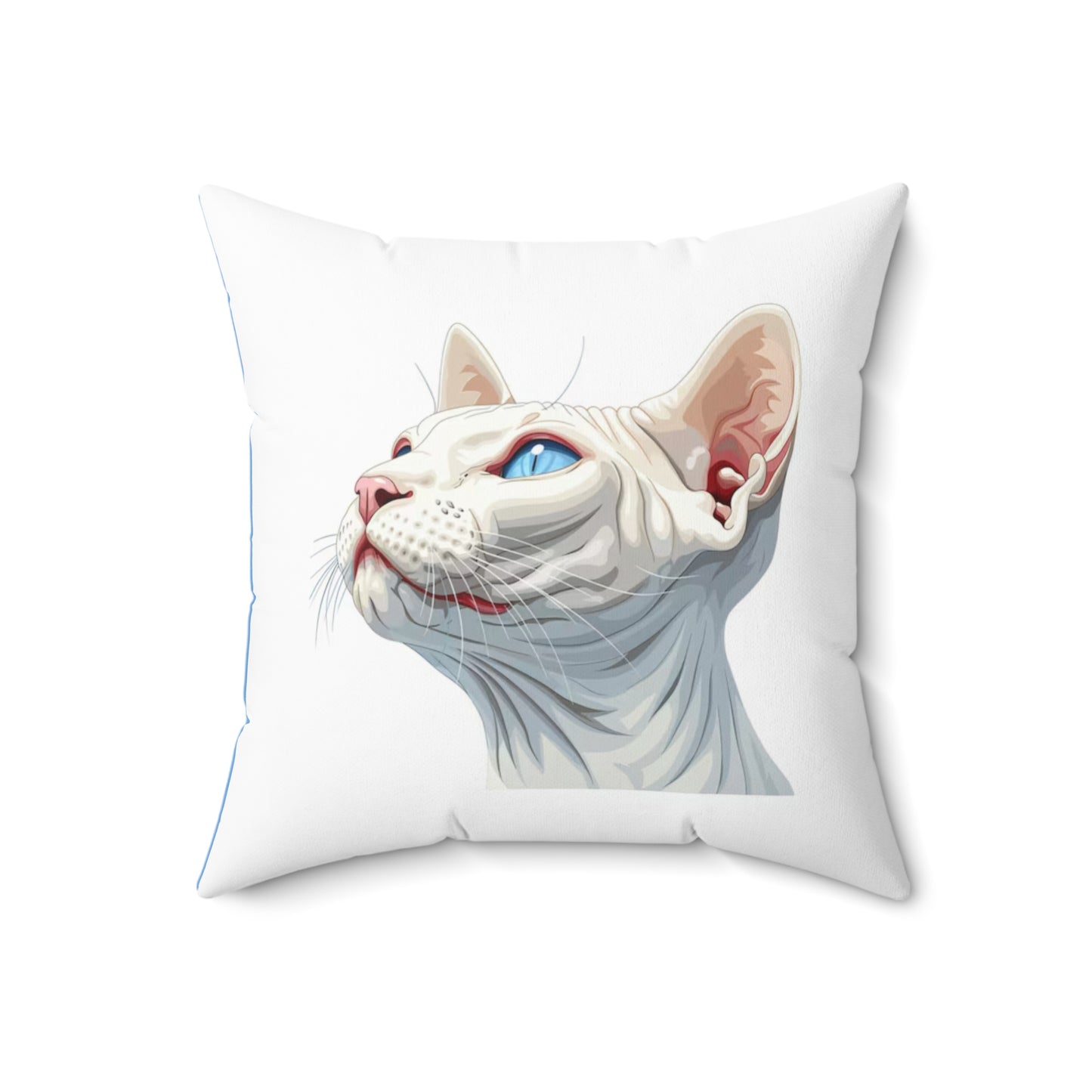 Spun Polyester Square Pillow Sphynx 4