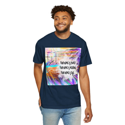 Your Name Unisex Garment-Dyed T-shirt