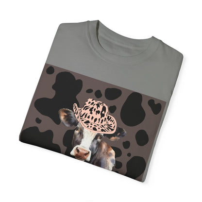 Cow 2 Unisex Garment-Dyed T-shirt