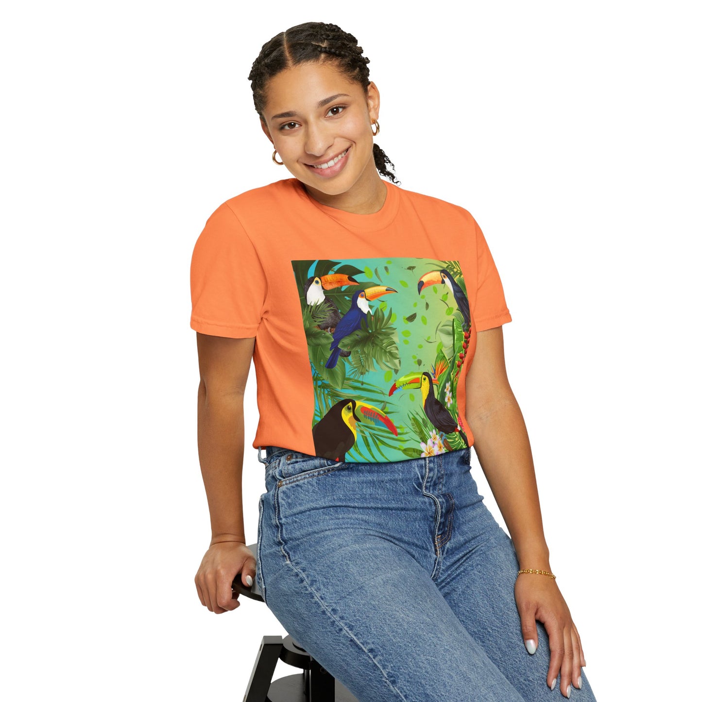 Toucans Unisex Garment-Dyed T-shirt