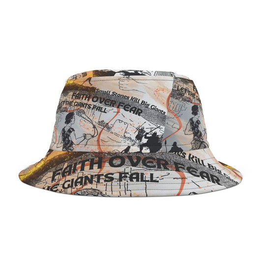 Faith Over Fear Bucket Hat (AOP)