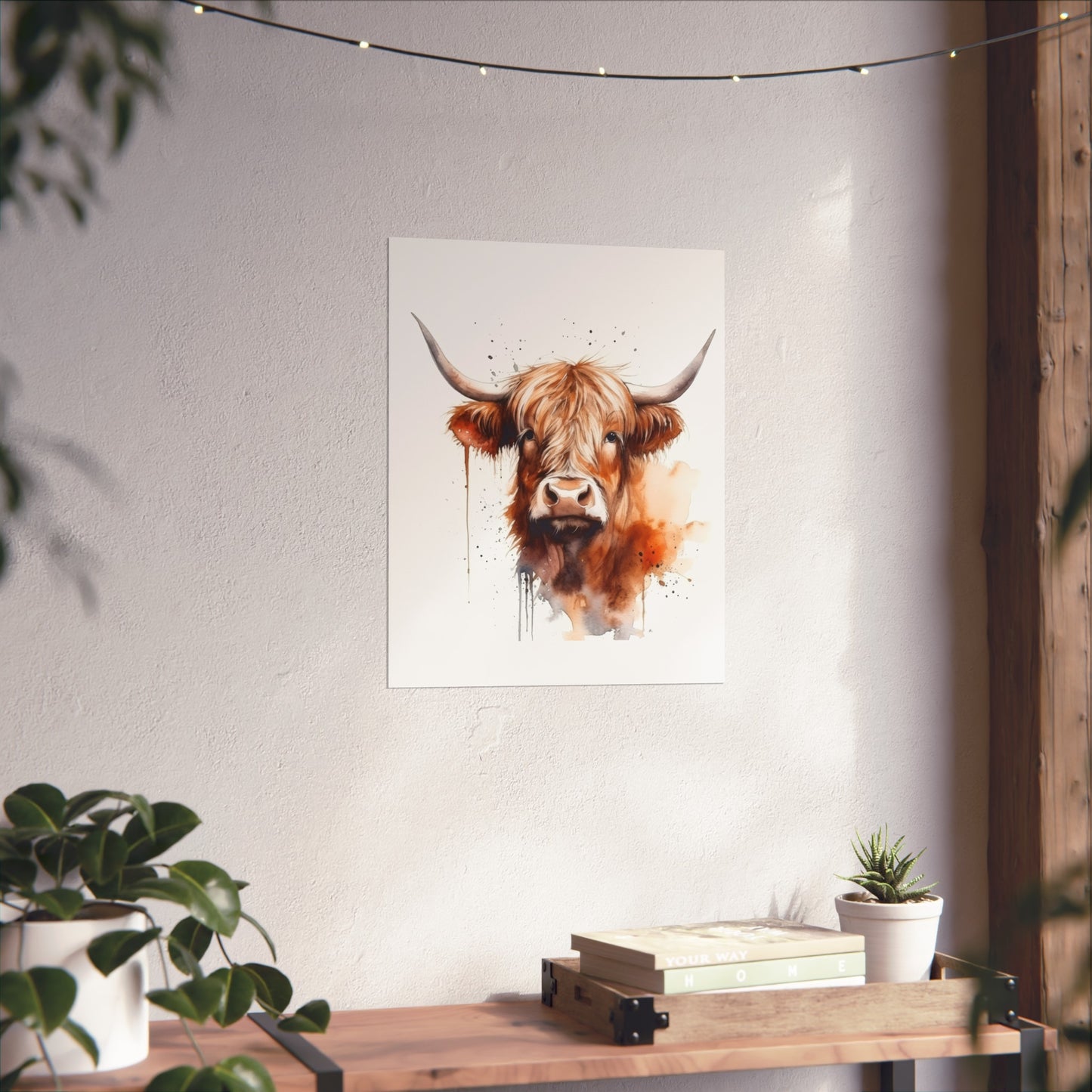 Highland Cow Gentle Giant Fine Art Posters