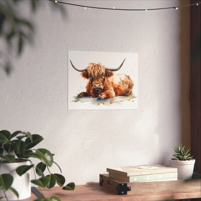 Highland Cow 2 Fine Art Posters