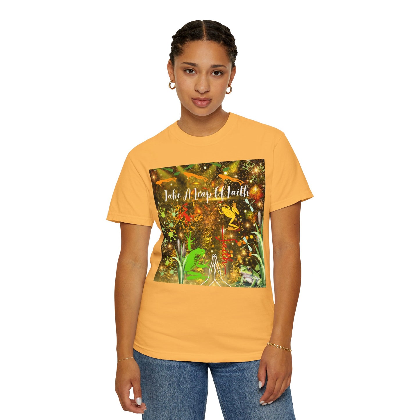 Take A Leap Of Faith Unisex Garment-Dyed T-shirt