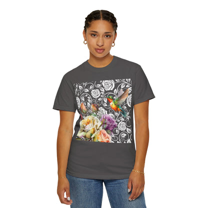 Hummingbird 2 Unisex Garment-Dyed T-shirt