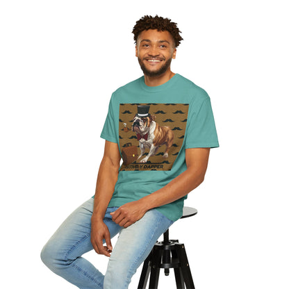 Pawsitively Dapper Unisex Garment-Dyed T-shirt