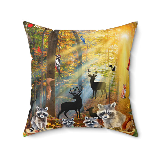 Take A Hike Spun Polyester Square Pillow