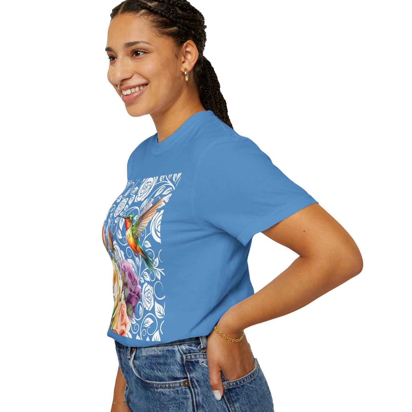 Hummingbird 2 Unisex Garment-Dyed T-shirt