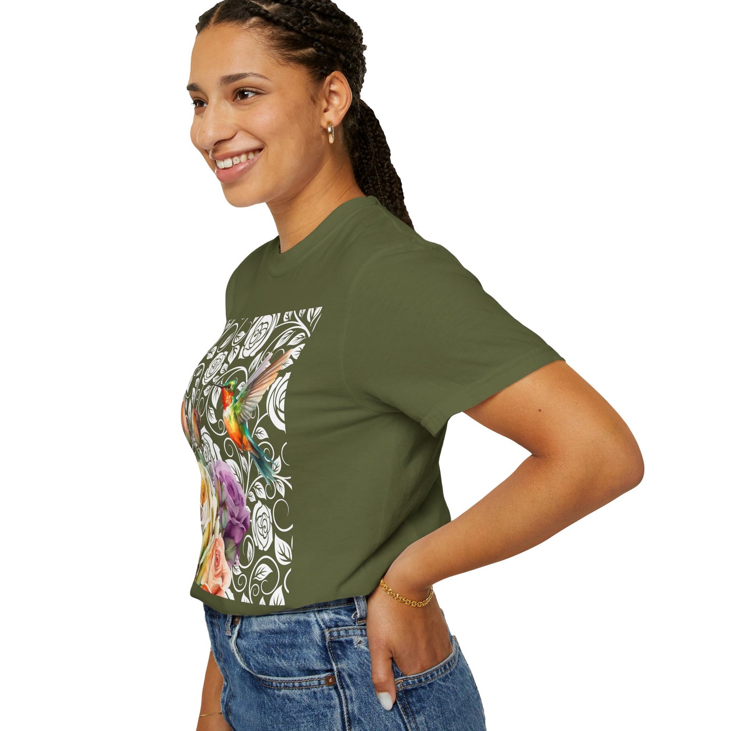 Hummingbird 2 Unisex Garment-Dyed T-shirt