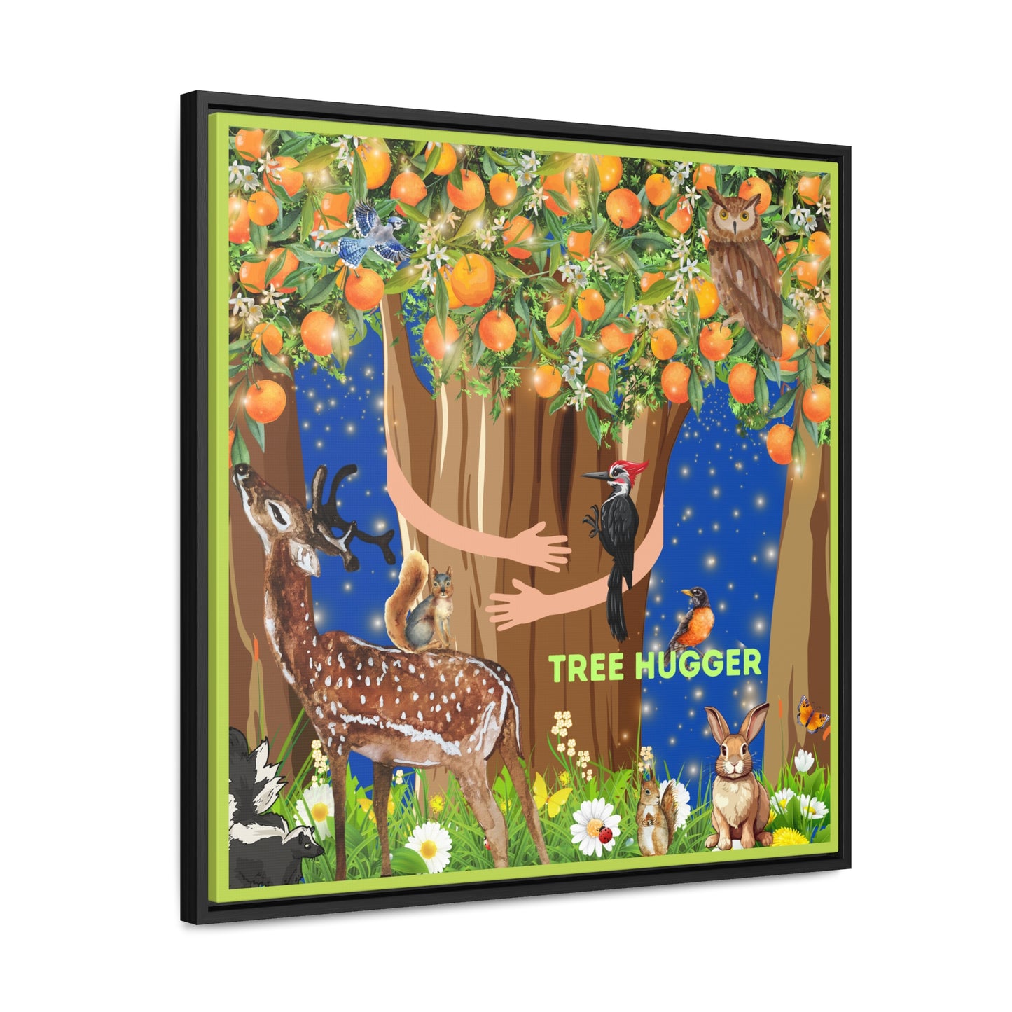 Tree Hugger Canvas Wall Art