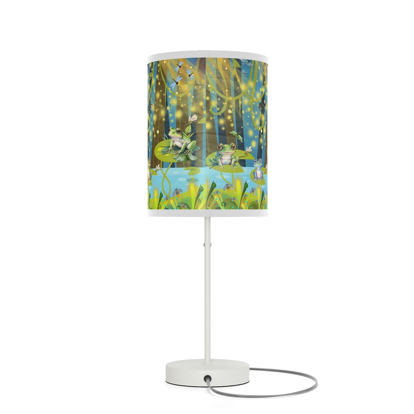 Frogs And Fireflies Lamp on a Stand, US|CA plug