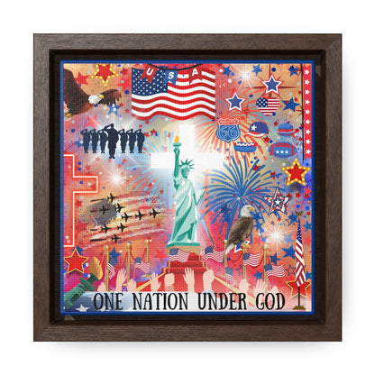 One Nation Under God Canvas Wall Art