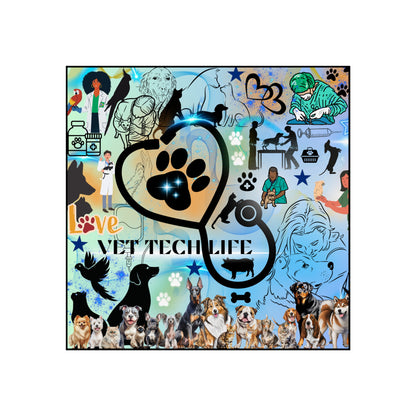 Vet Tech Life Fine Art Poster