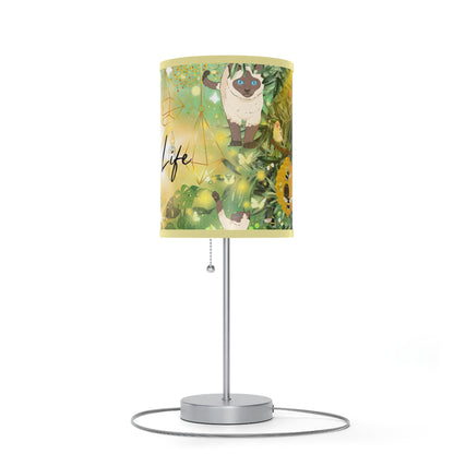 Peaceful Life Lamp on a Stand, US|CA plug