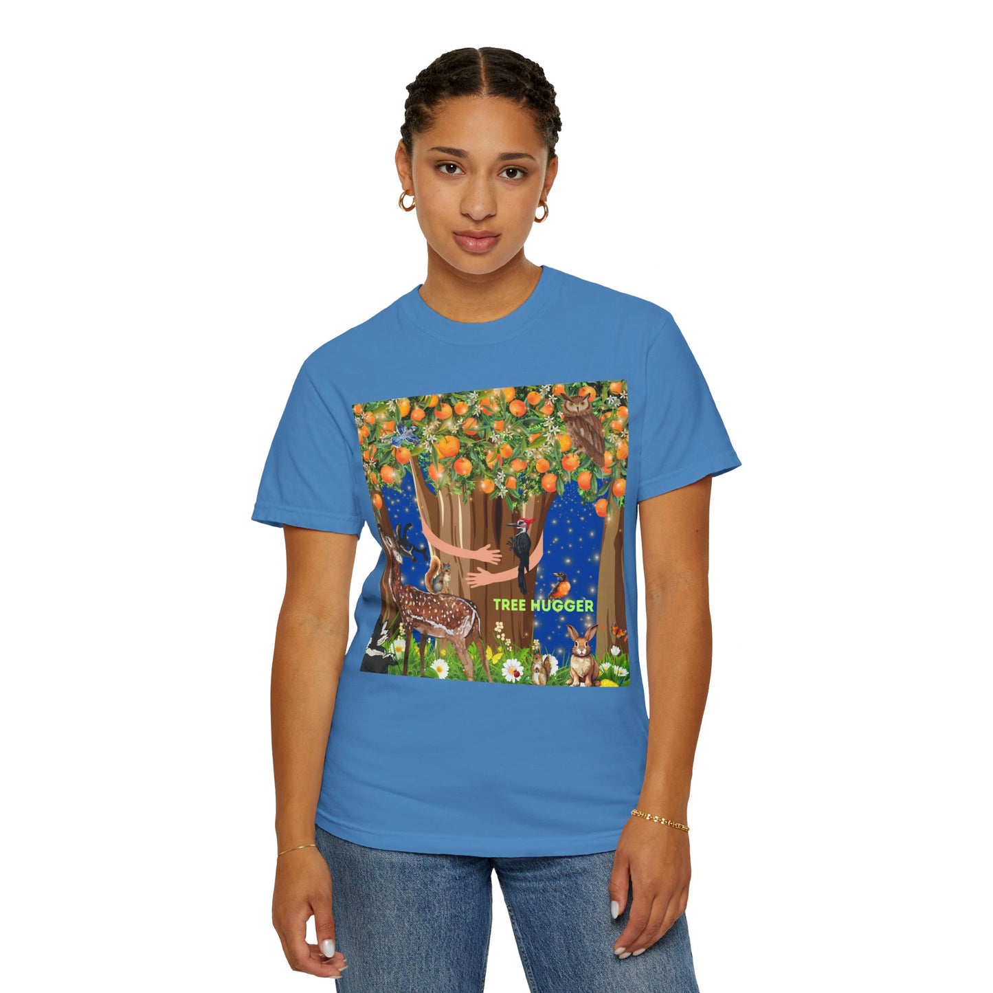 Tree Hugger Unisex Garment-Dyed T-shirt