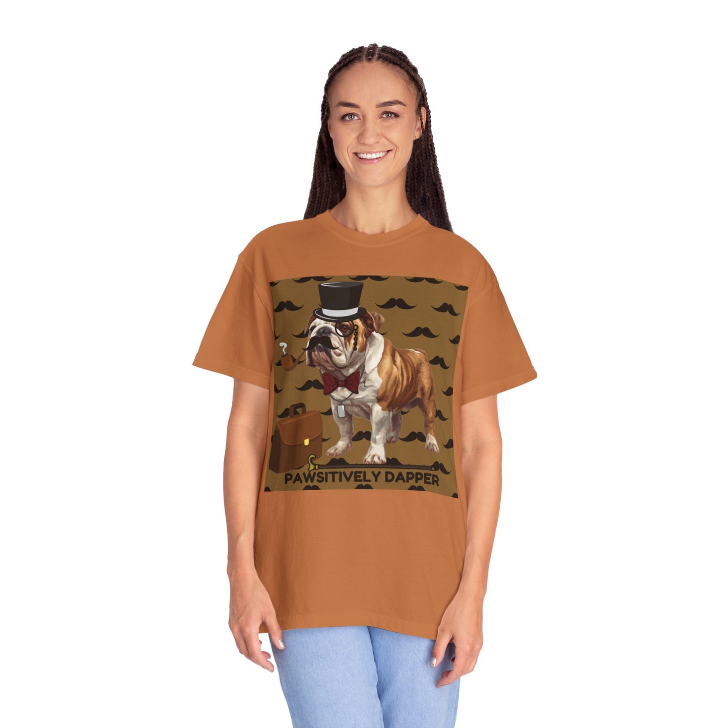 Pawsitively Dapper Unisex Garment-Dyed T-shirt