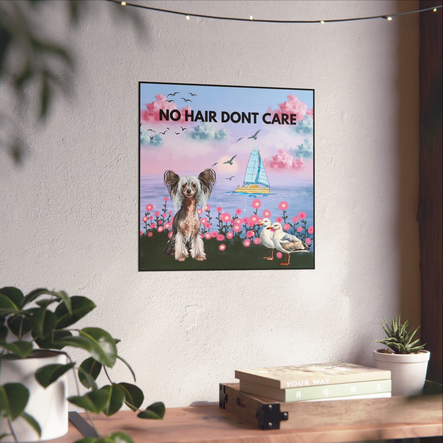 No Hair Don't Care Fine Art Posters