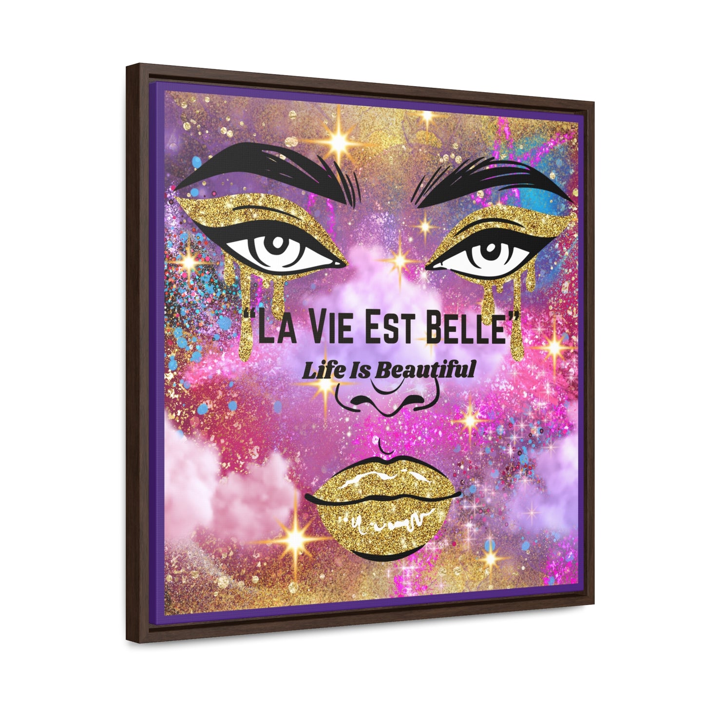 Life Is Beautiful French Canvas Wall Art