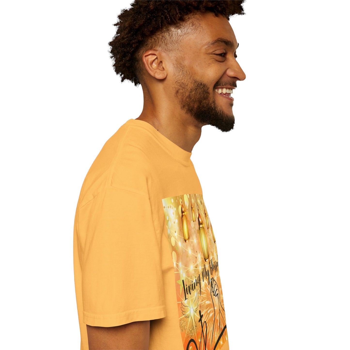 Living My Blessed Life Unisex Garment-Dyed T-shirt