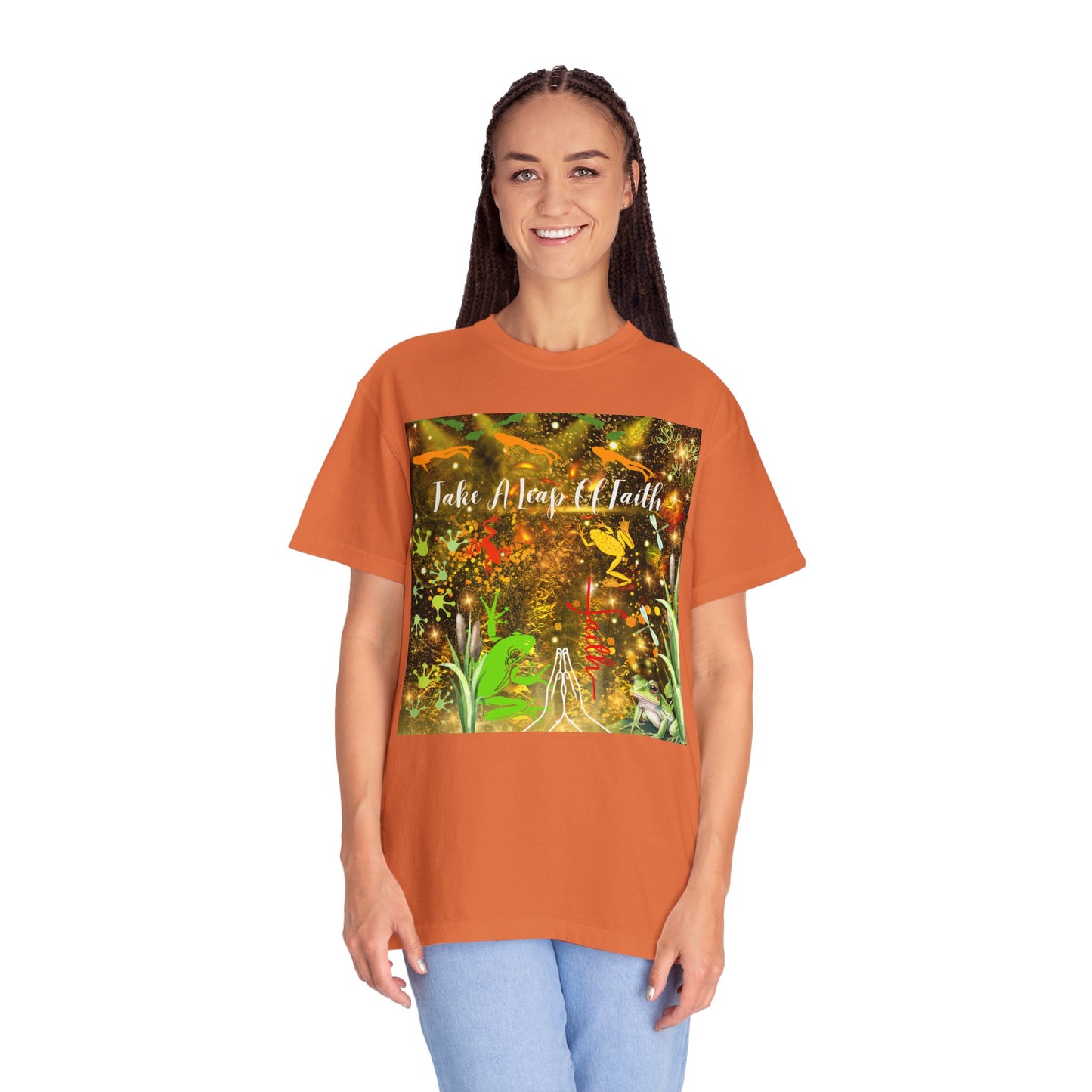 Take A Leap Of Faith Unisex Garment-Dyed T-shirt