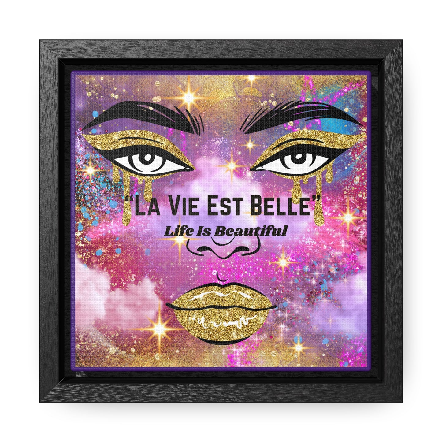 Life Is Beautiful French Canvas Wall Art