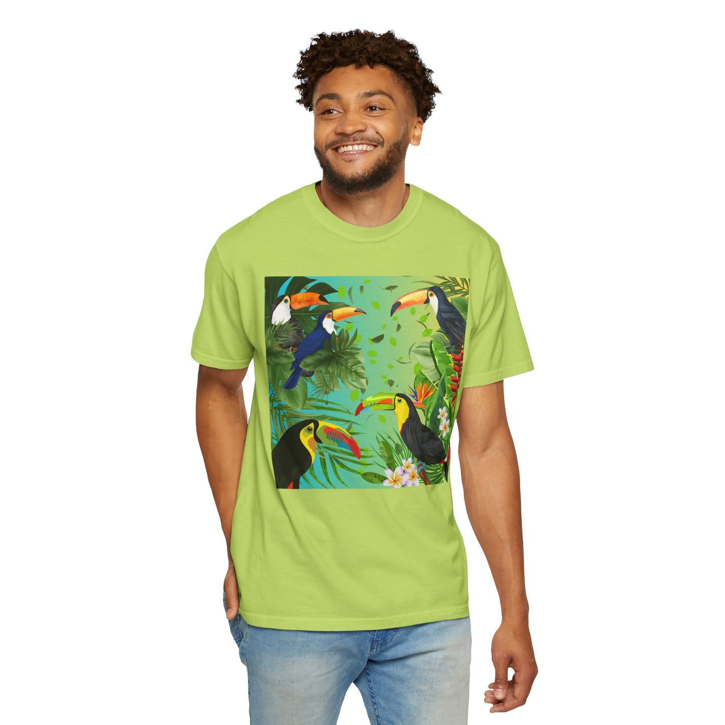 Toucans Unisex Garment-Dyed T-shirt