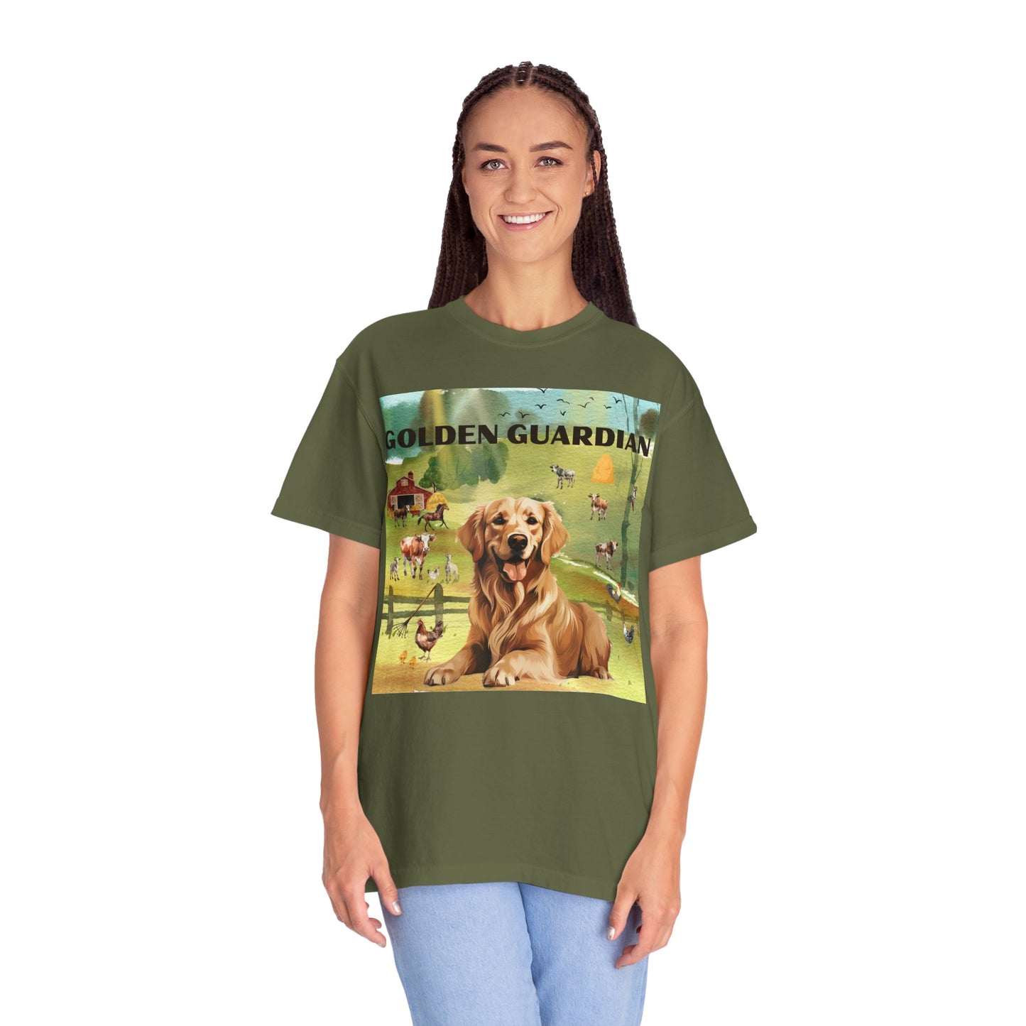 Golden Guardian Unisex Garment-Dyed T-shirt