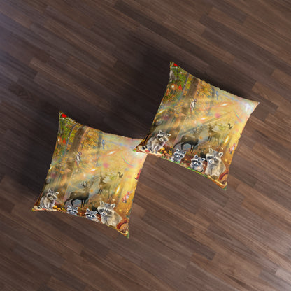 Take A Hike Tufted Floor Pillow