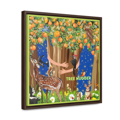 Tree Hugger Canvas Wall Art