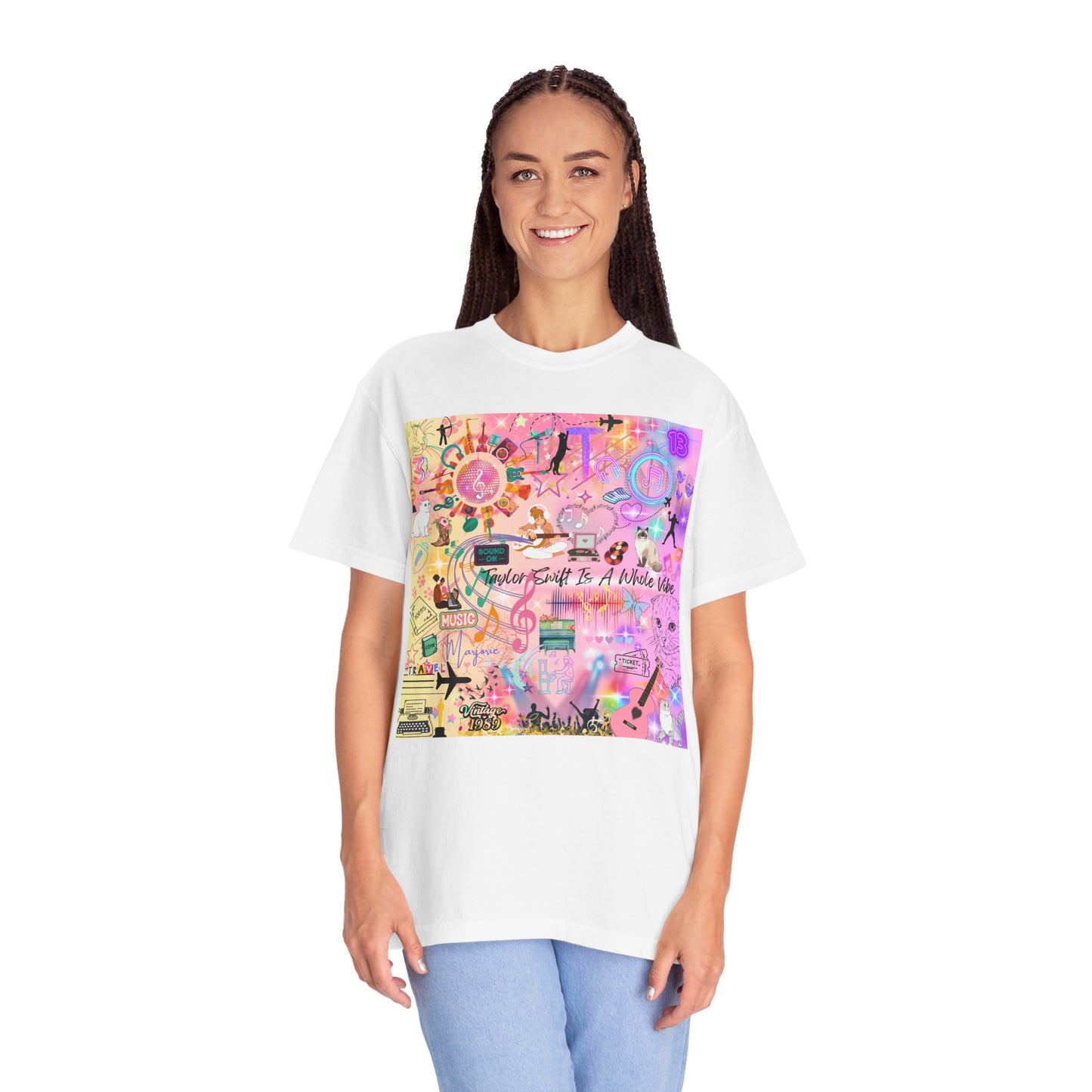 Taylor Swift Is A Whole Vibe Unisex Garment-Dyed T-shirt