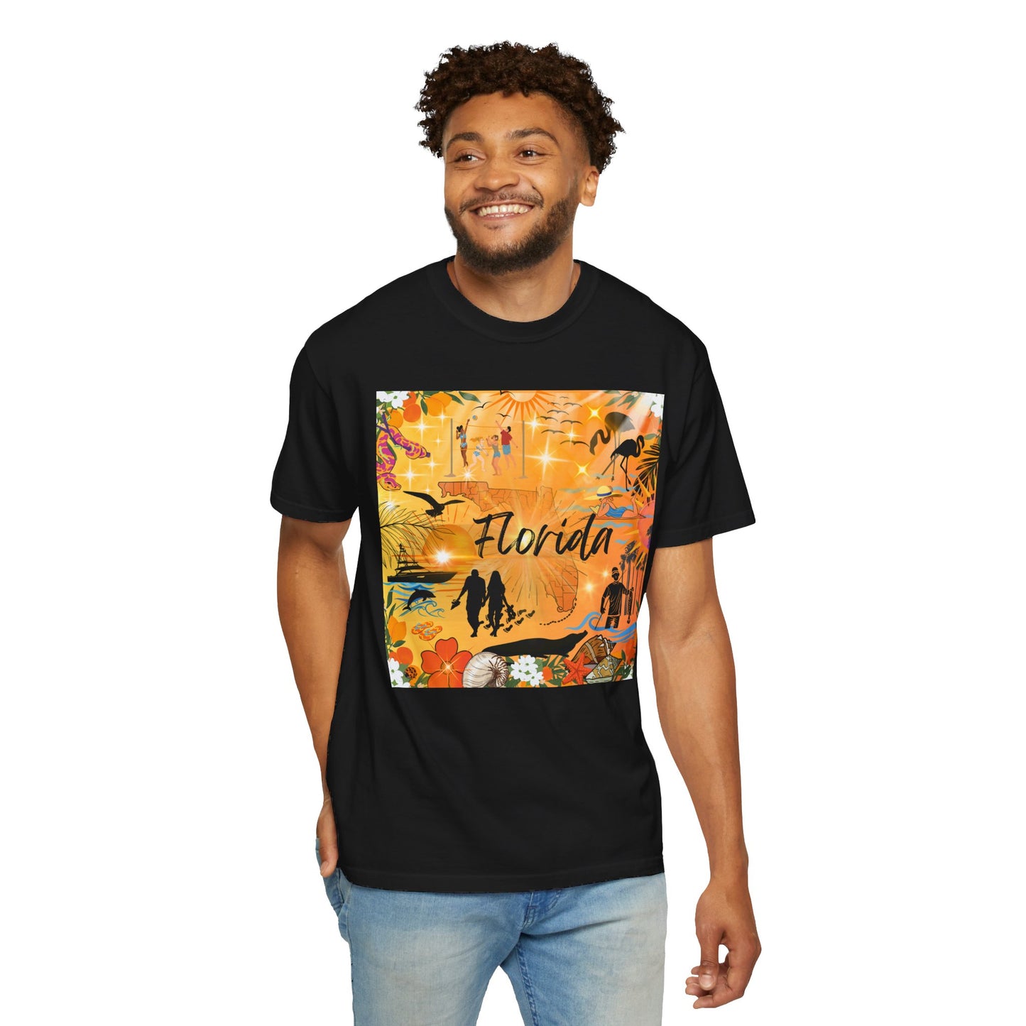 Florida Unisex Garment-Dyed T-shirt