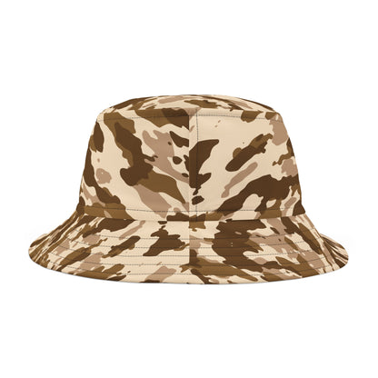 Bucket Hat (AOP) Camo Tan