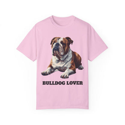 English Bulldog Lover Unisex Garment-Dyed T-shirt