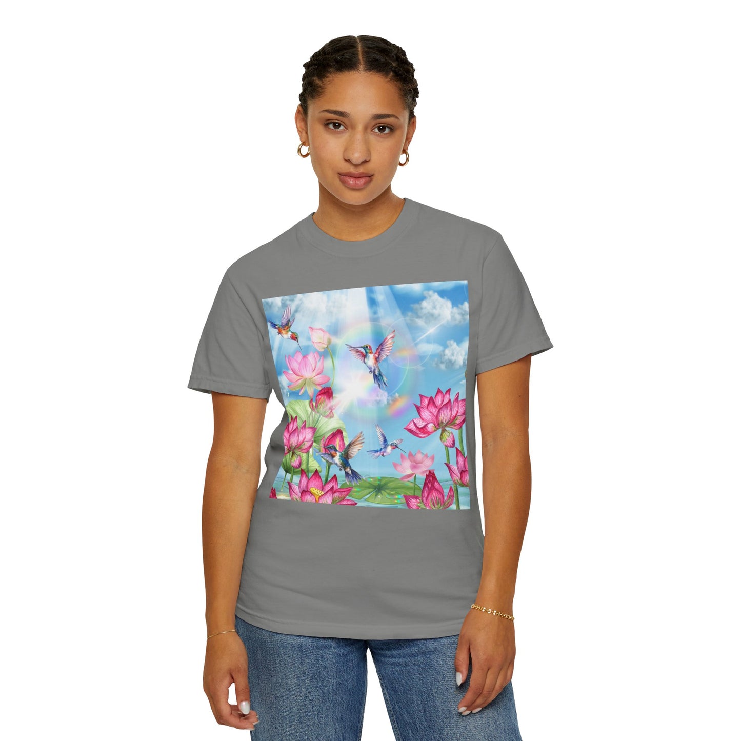 Sipping On Sunshine Unisex Garment-Dyed T-shirt