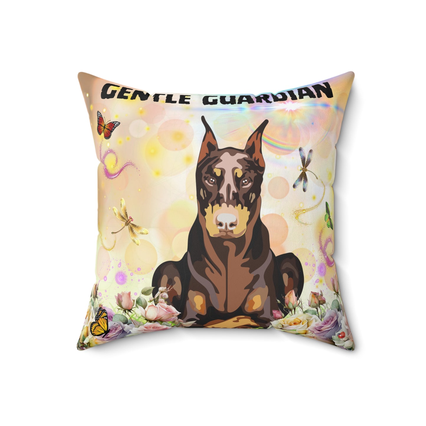 Gentle Guardian Spun Polyester Square Pillow