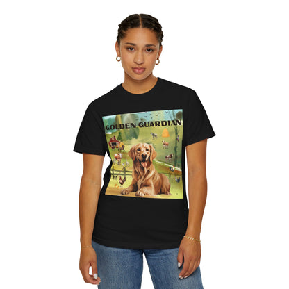 Golden Guardian Unisex Garment-Dyed T-shirt