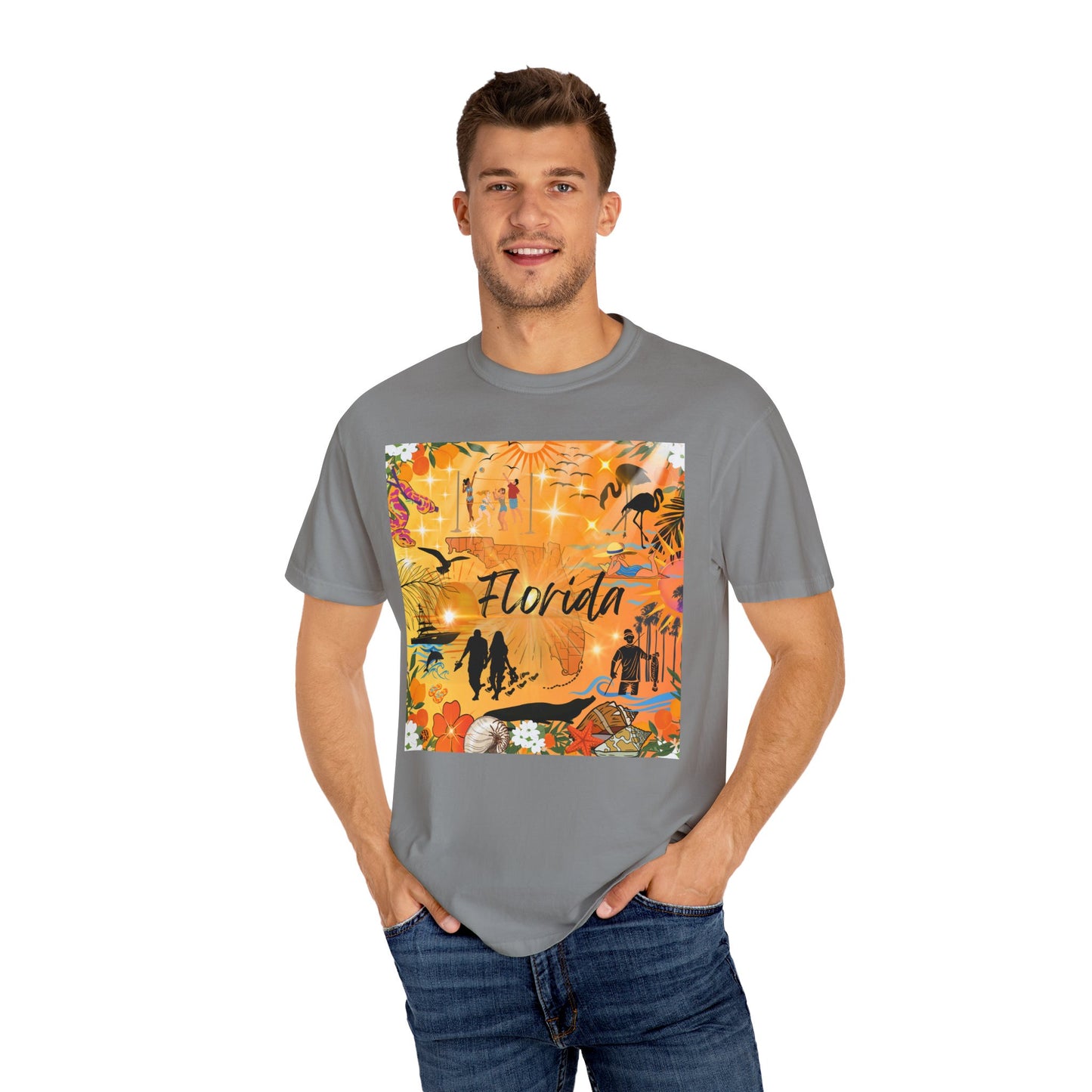 Florida Unisex Garment-Dyed T-shirt