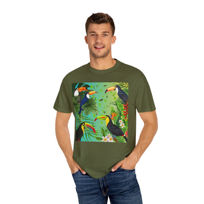 Toucans Unisex Garment-Dyed T-shirt