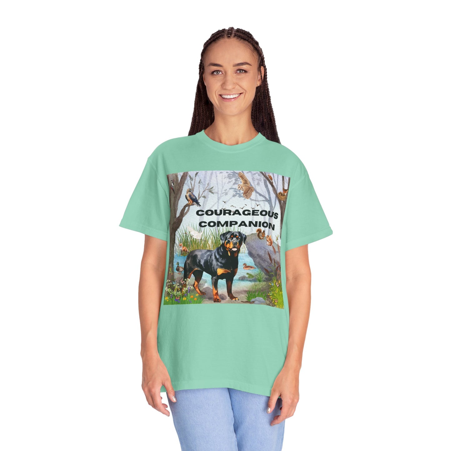 Courageous Companion Unisex Garment-Dyed T-shirt