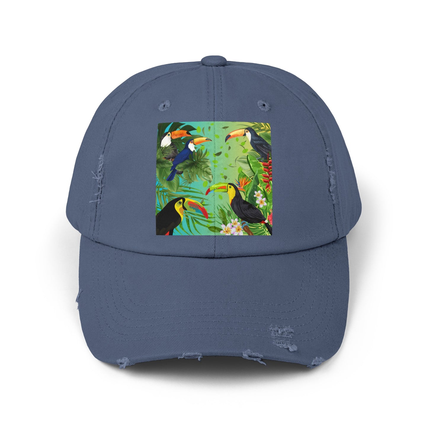 Toucans Unisex Distressed Cap