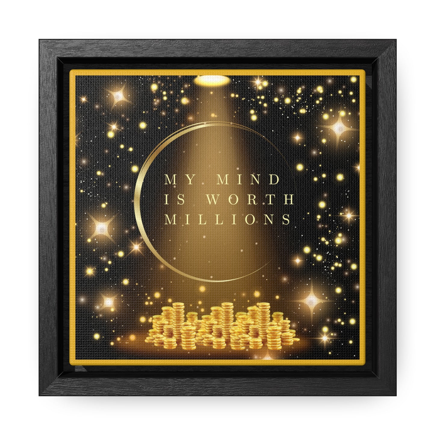 My Mind Is Worth Millions Canvas Wall Art