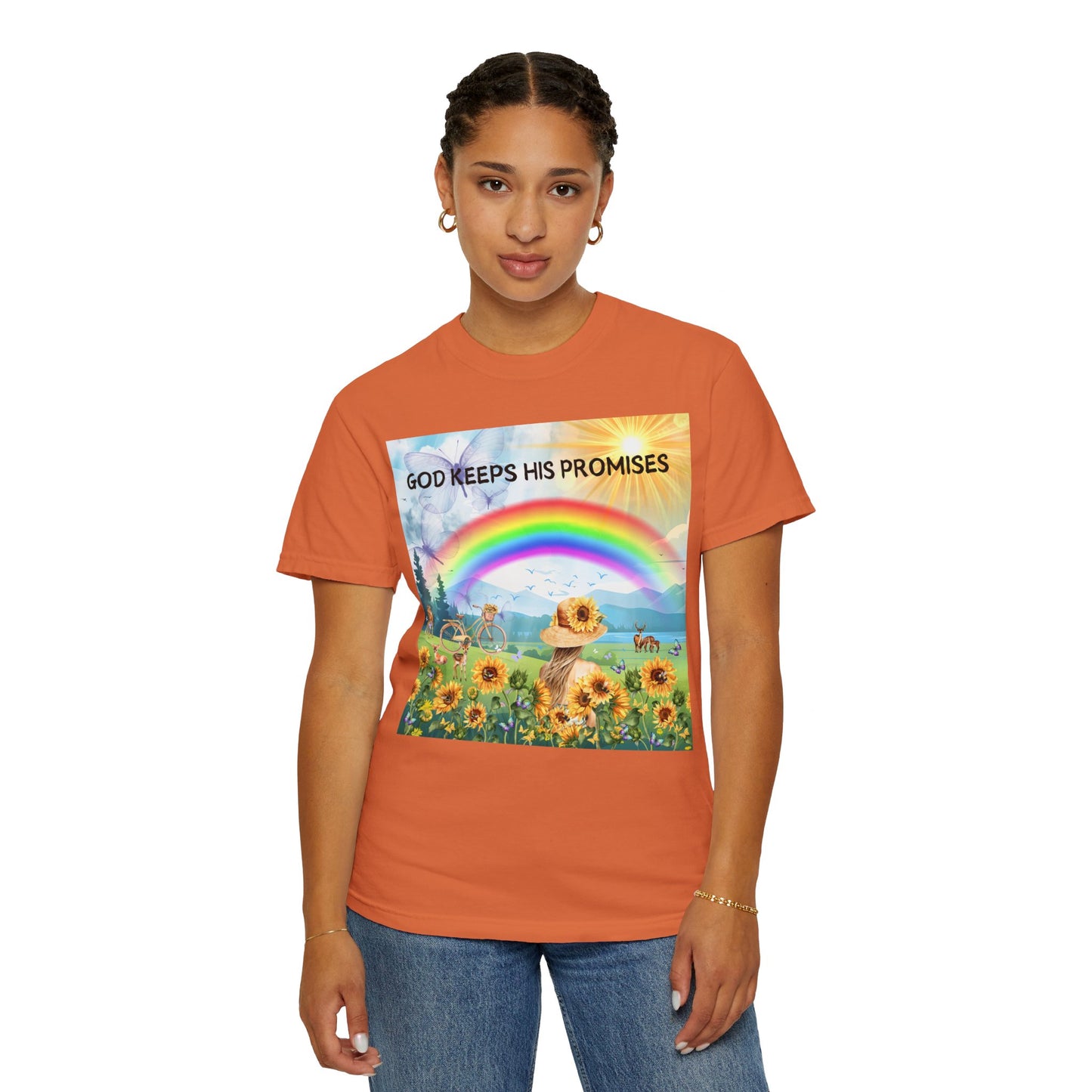 God Keeps His Promises Unisex Garment-Dyed T-shirt